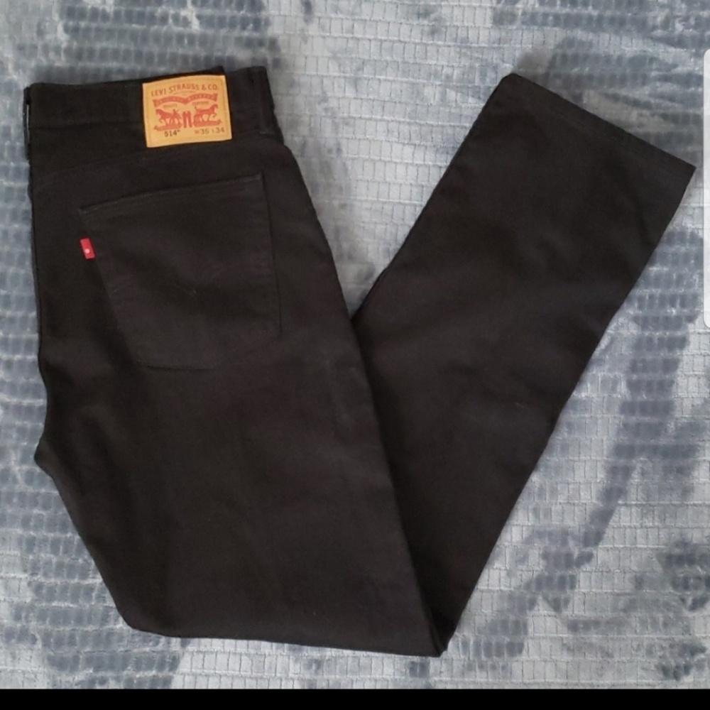 Men's Levi's 514 Black Jeans,36 x 34, new w/o tags